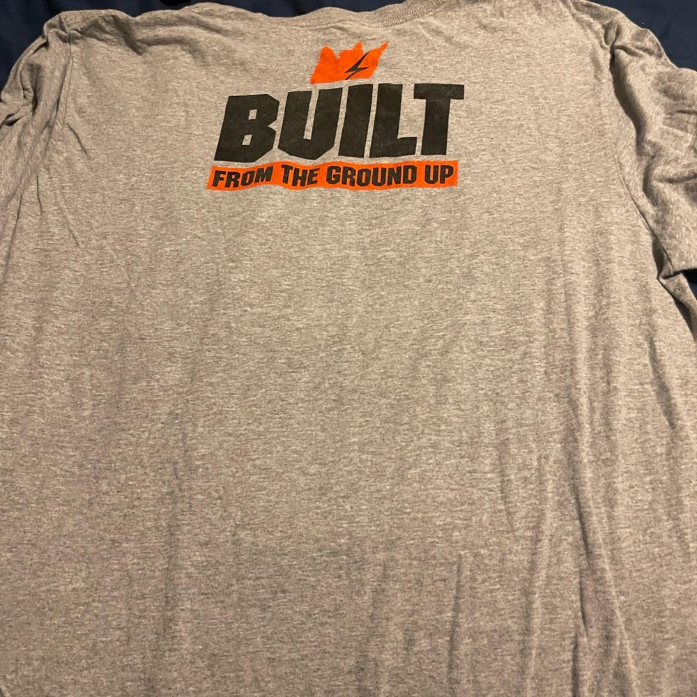 GCode Nutrition logo t-shirt. Gray mens size X-Large. Good condition